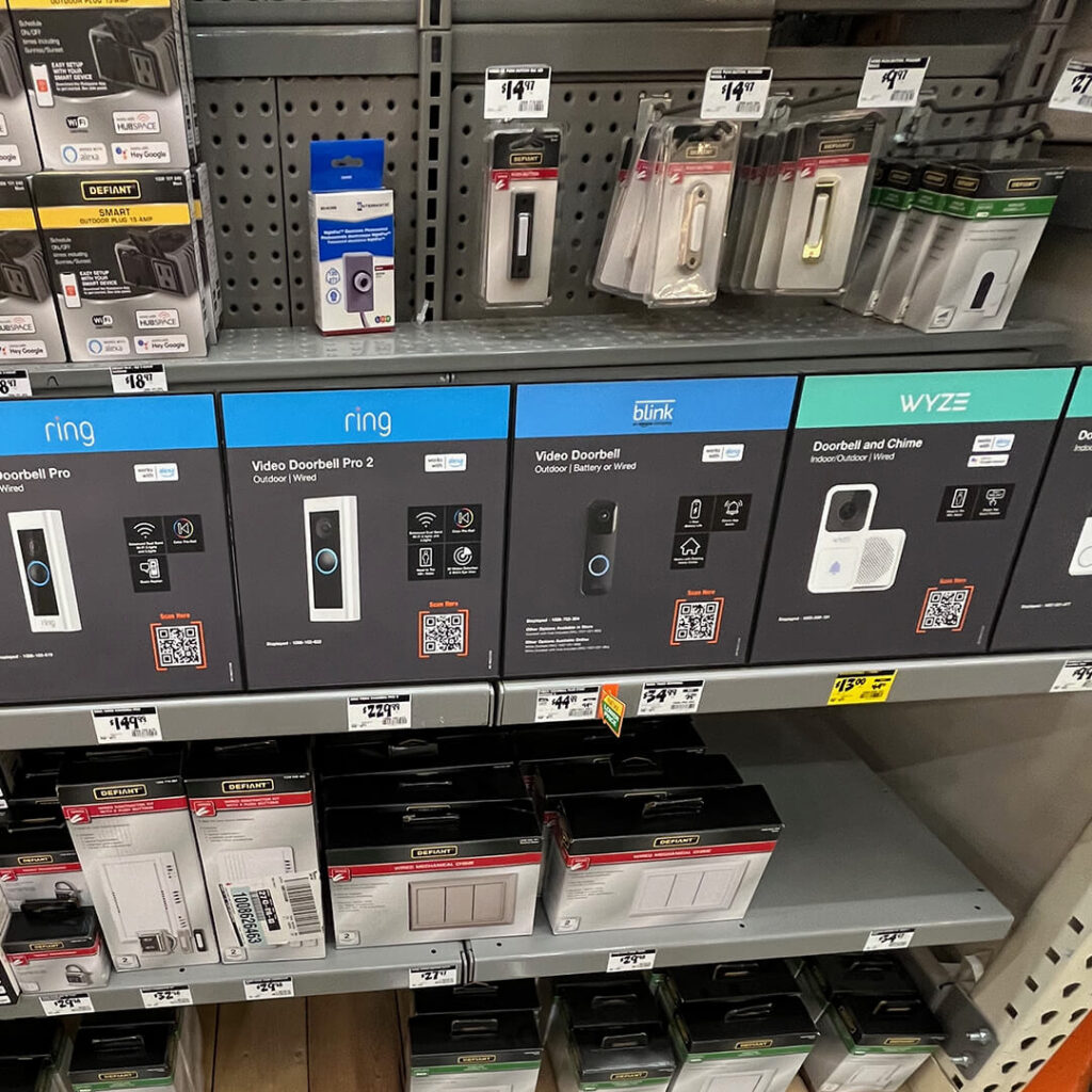 Home depot door bell close